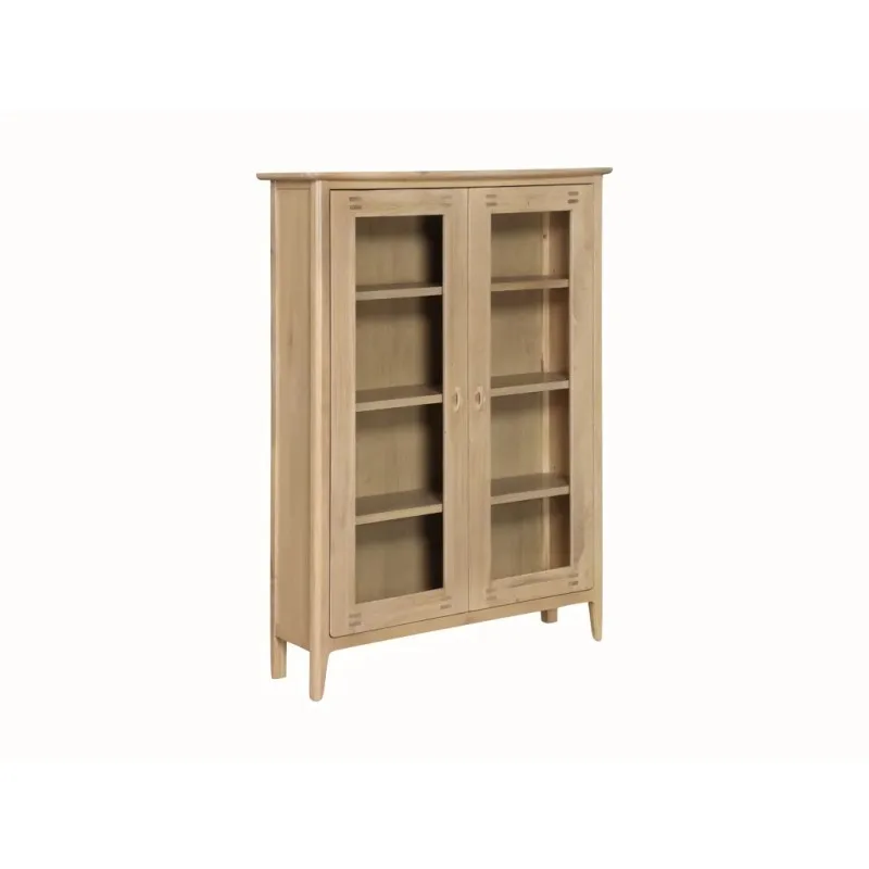 Cotswold Oak Glazed Display Cabinet