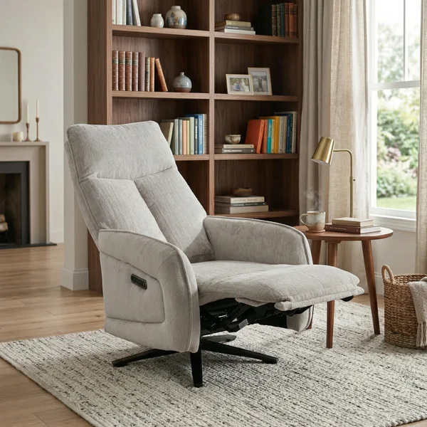 Prestige Fabric Swivel Chair - Rabbit