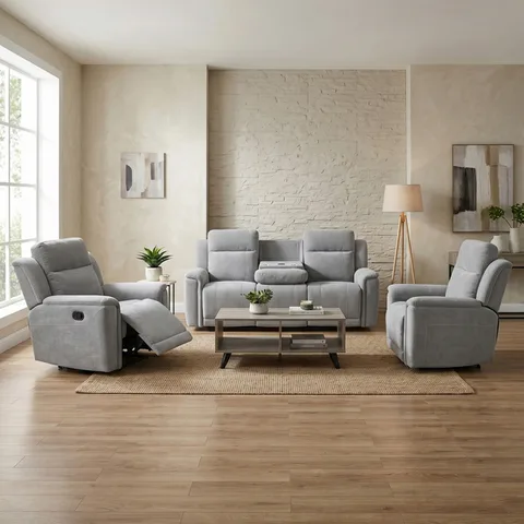 Somerton 3+1+1 Light Grey
