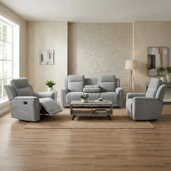 Somerton 3+1+1 Light Grey