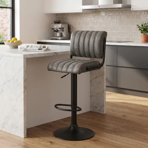 Paris Bar Stool Grey