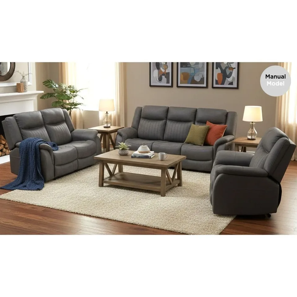 Darlington 2 Seater Grey