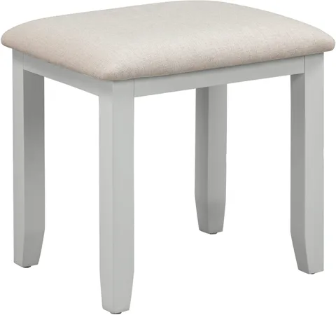 Bordeaux Dressing Table Stool - Pebble Grey