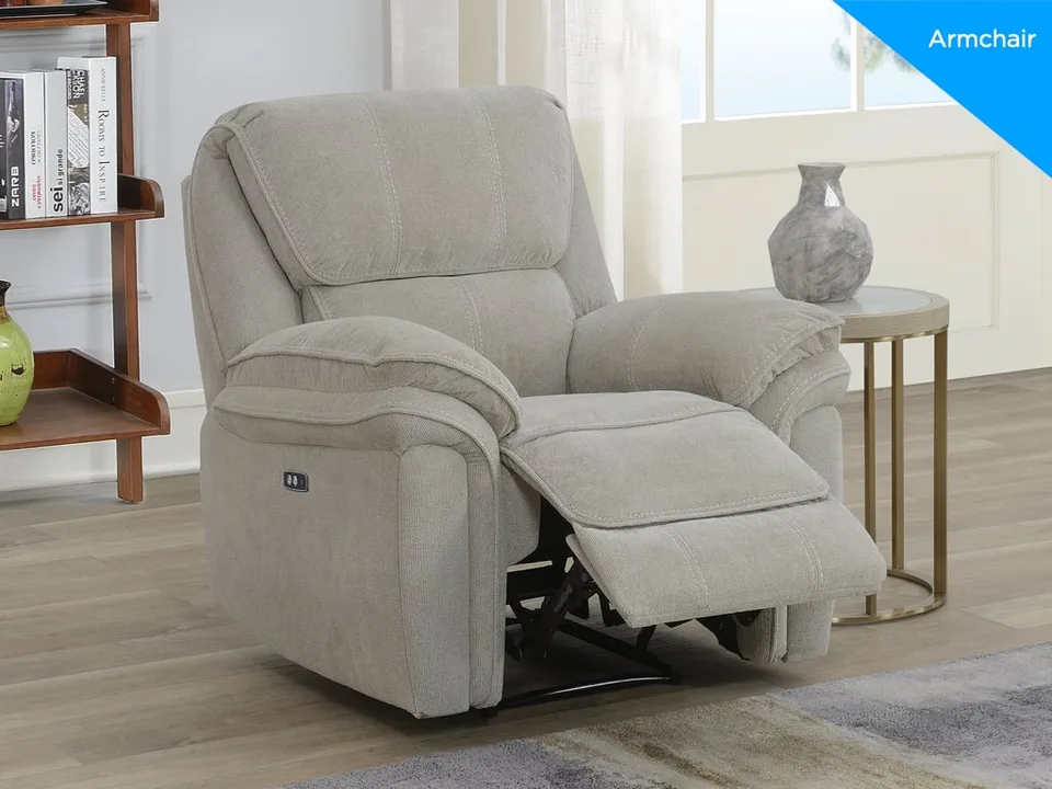Westbury Chair Electric Recliner Beige