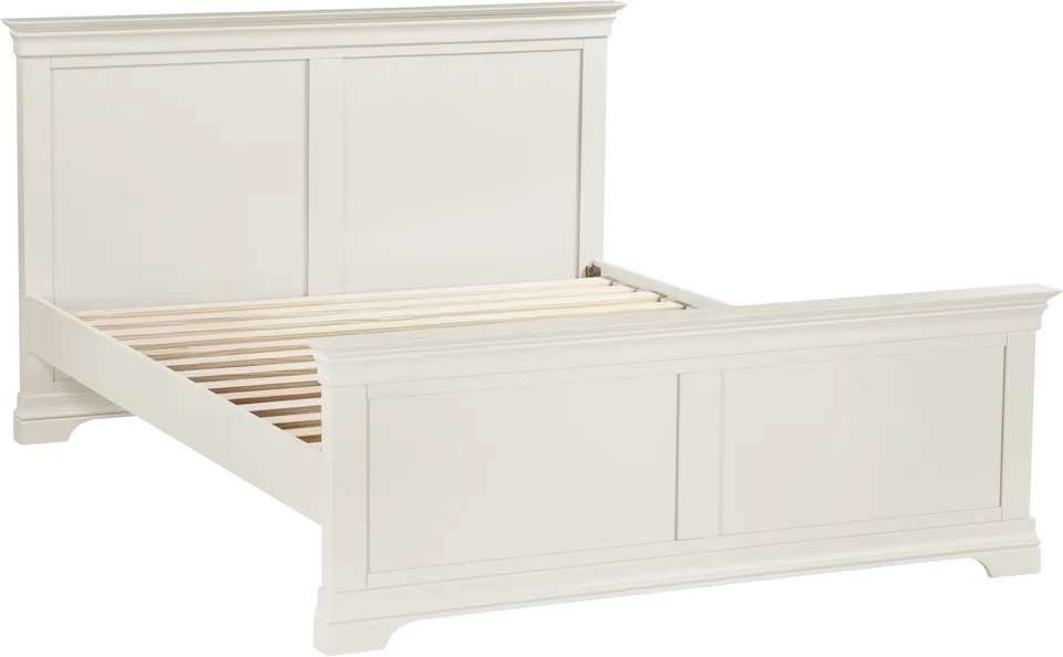 Bordeaux 5' Bed High Foot End - Ivory