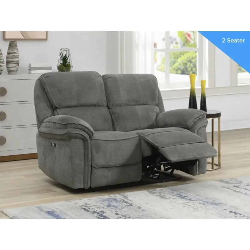 Westbury 2 Seater Electric Recliner Stone