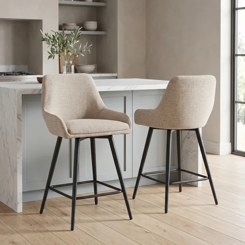 Oscar Counter Stool - Biscuit