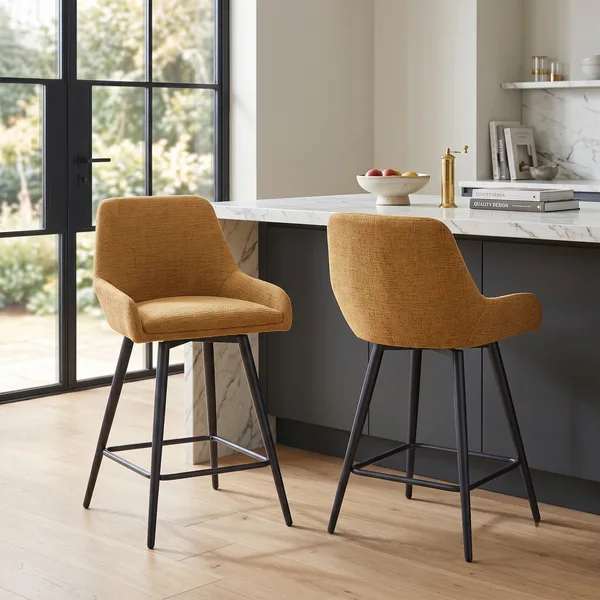 Oscar Counter Stool - Mustard
