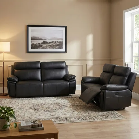 Ashby 2.5+2 Electric Suite -Black