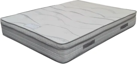 Ultimo Comfort 4'6" Mattress - White/Grey Edging