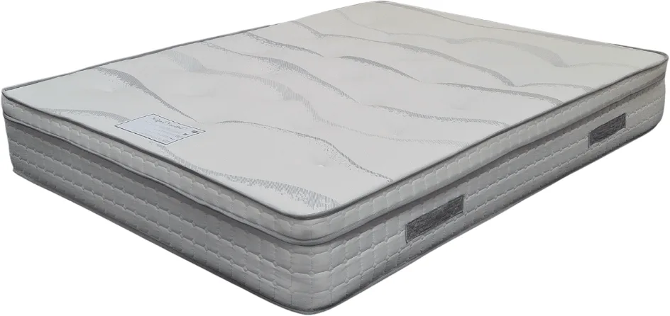 Ultimo Comfort 4'6" Mattress - White/Grey Edging