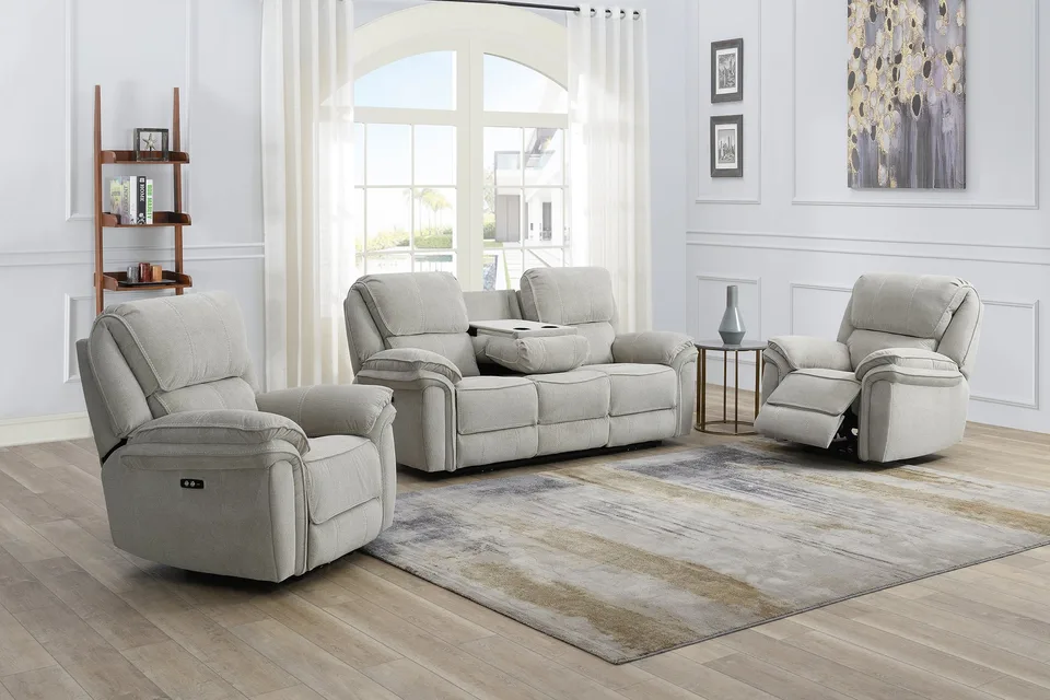 Westbury Electric Reclining 3+1+1 Beige