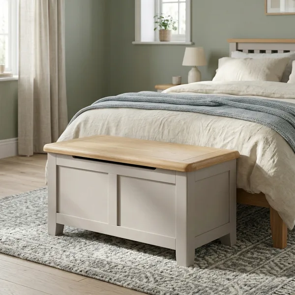 Windermere Painted Blanket Box