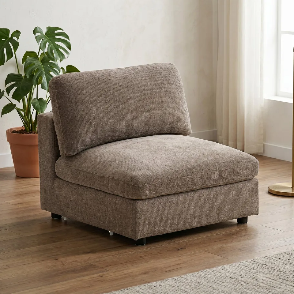Haven Armless Chair - Hazelnut - Box 2