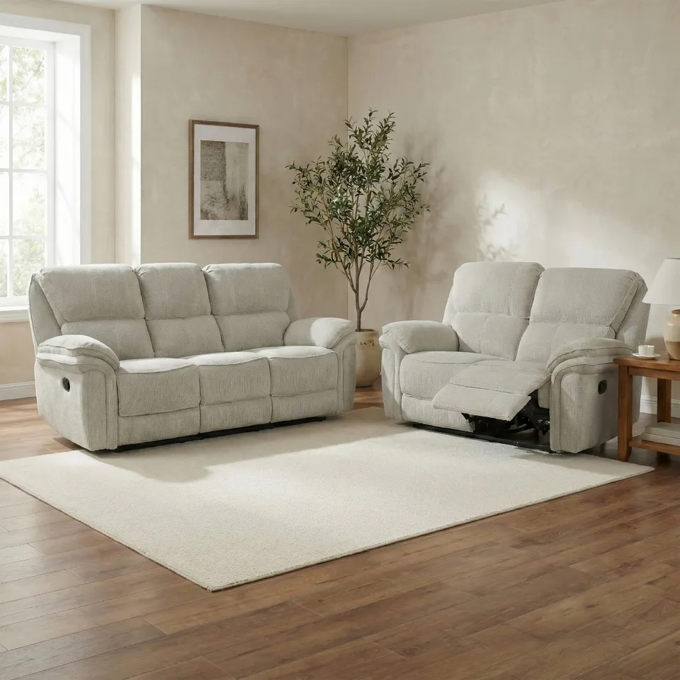Westbury Manual Reclining 3+2 Beige