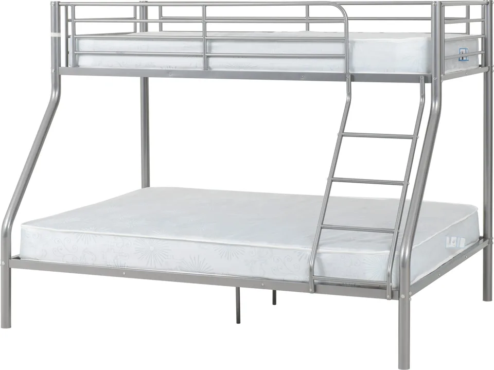 Tandi Triple Sleeper Bunk Bed - Silver