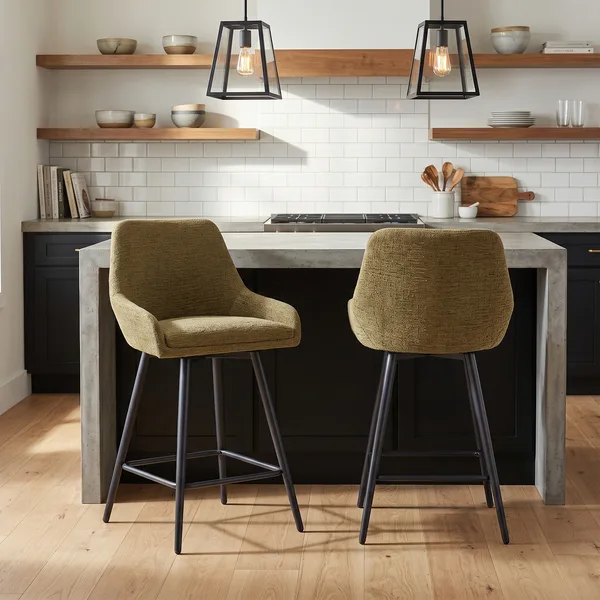 Oscar Counter Stool - Olive Green