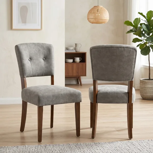 Oakridge Dining Chair - Grey Bison Dark Oak