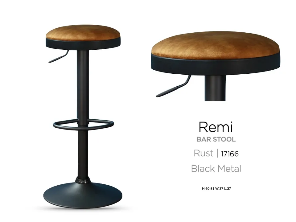 Remi Bar Stool Rust