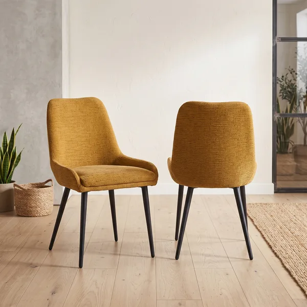 Oscar Dining Chair - Mustard