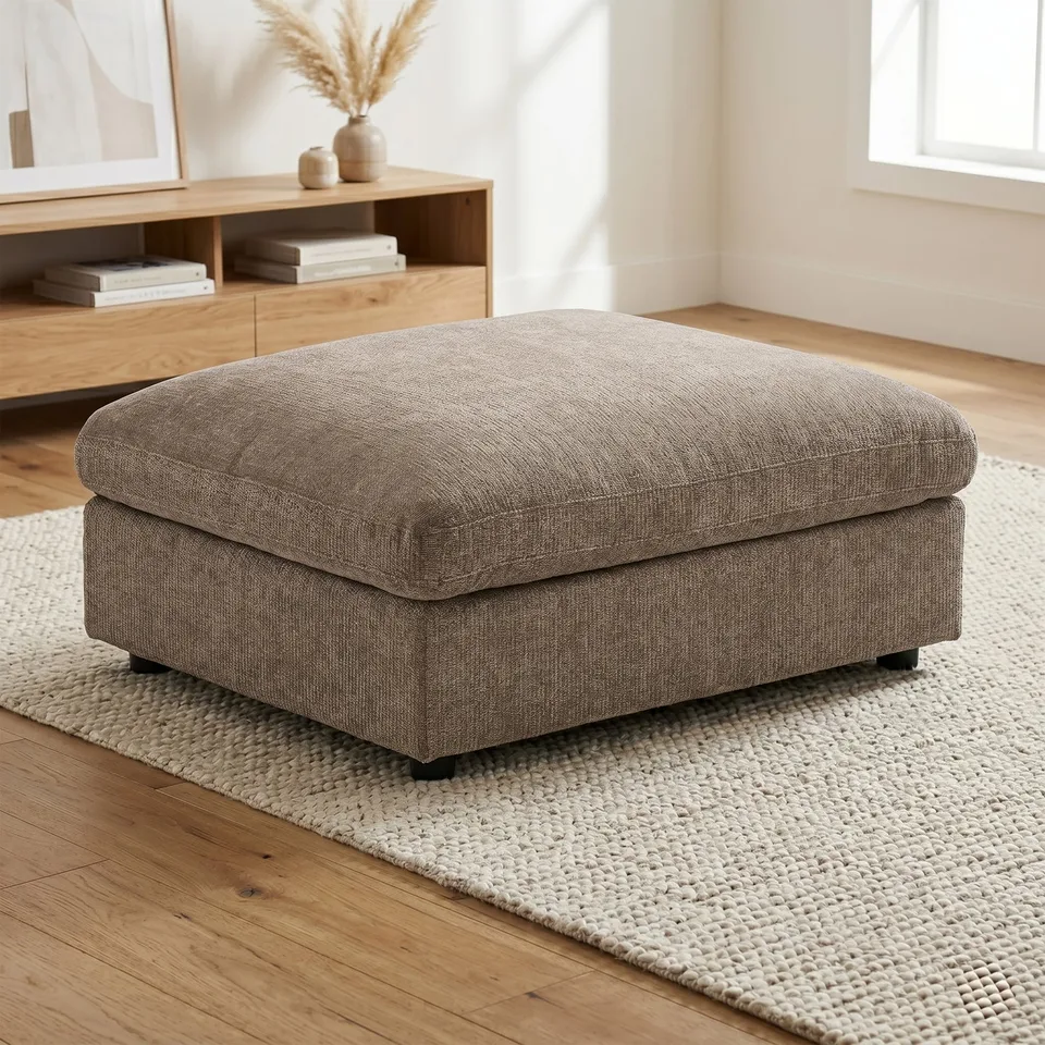 Haven Footstool - Hazelnut - Box 3