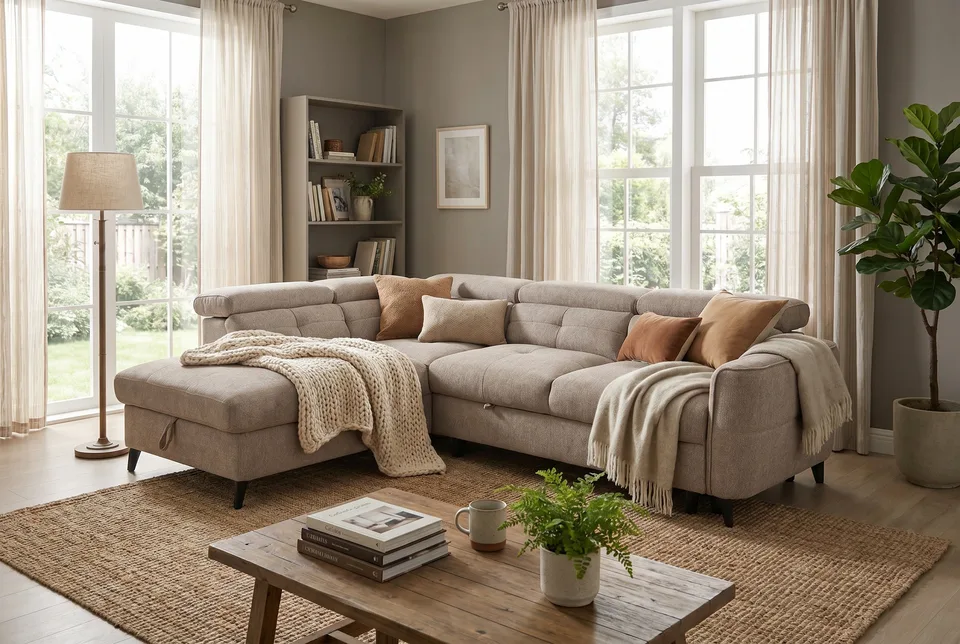 Samantha Corner - Sofa Beige