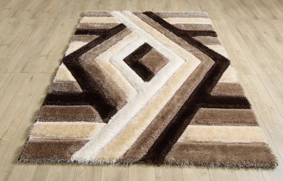 Saturn Rug - 160 × 230 cm - Beige Brown