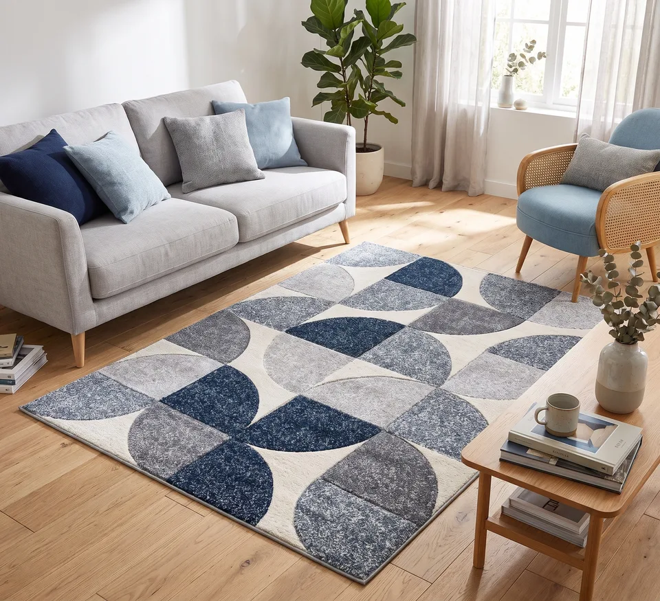 Mason Rug - 120 × 170 cm - 105 Grey Blue