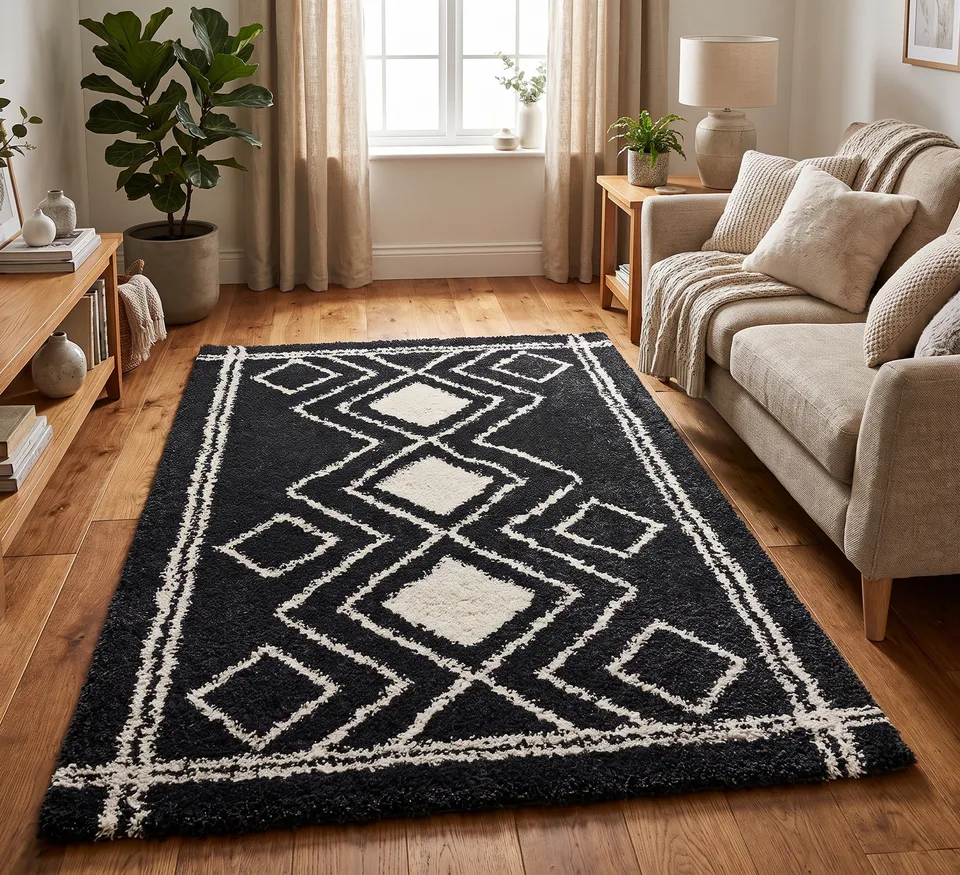 Ashton Rug - 120 × 170 cm - Grey 05