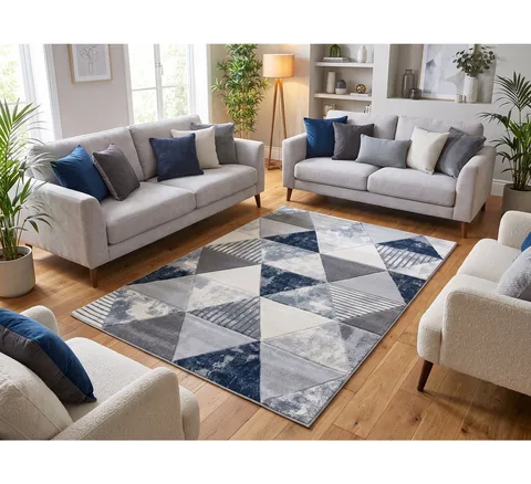 Mason Rug - 120 × 170 cm - 108 Grey Blue