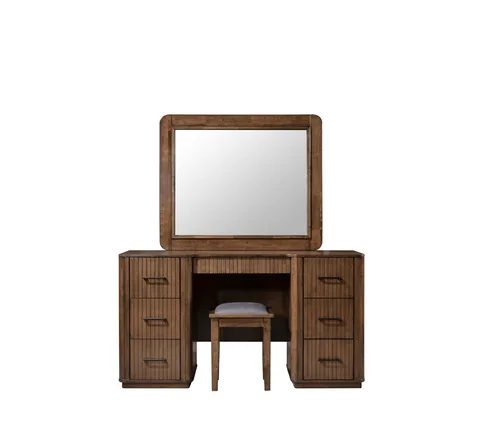 Vienna Dresser, Mirror & Stool - Grey
