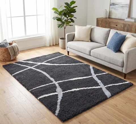Cruz Rug - 80 × 150 cm - Black 01