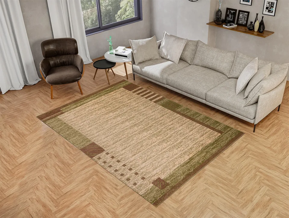 Twist Rug - 160 × 220 cm - T1009 Green