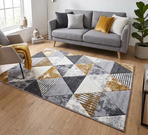 Mason Rug - 120 × 170 cm - 110 Grey Mustard