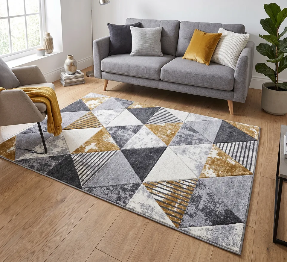 Mason Rug - 120 × 170 cm - 110 Grey Mustard