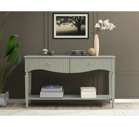 Ritz Large Console - Olive Green