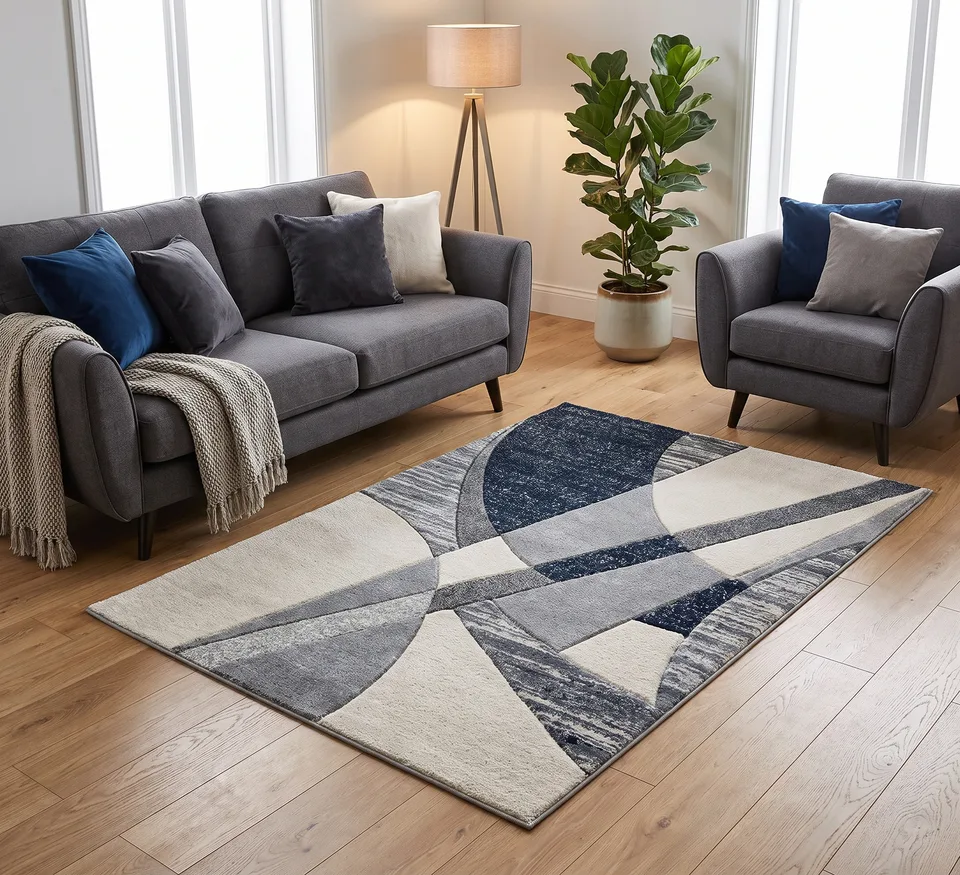 Mason Rug - 160 × 220 cm - 103 Navy Grey