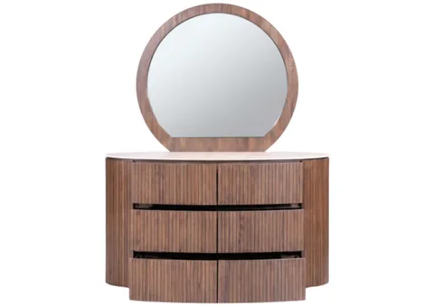 Cleo Dresser, Mirror & Stool