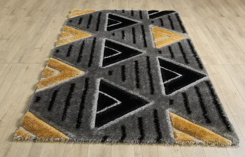 Venus Rug - 120 × 170 cm - Grey Gold
