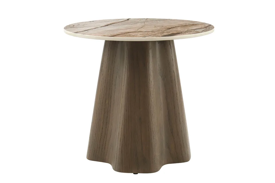 Cortara Lamp Table - Smoked Oak