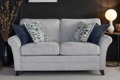 Pippa 2 Seater Fixed - Silver