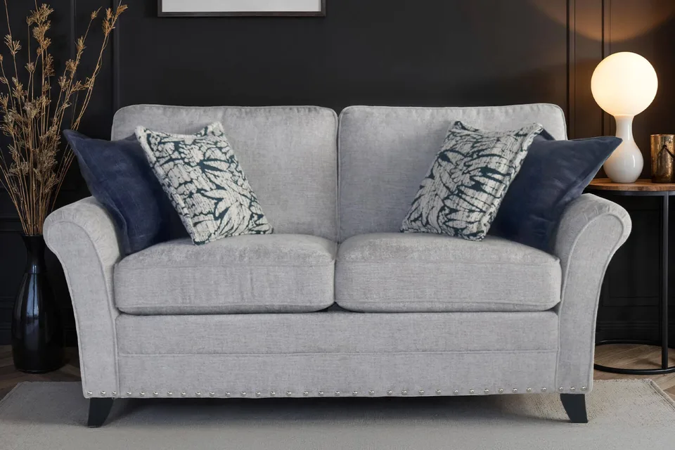 Pippa 2 Seater Fixed - Silver