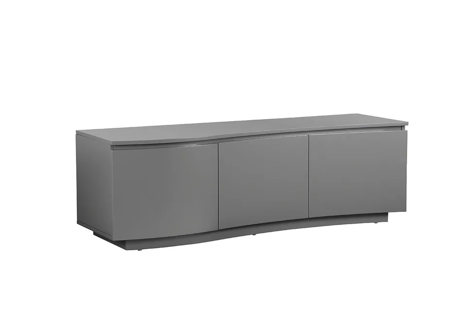 Lazzaro TV Cabinet - Graphite Grey Matt with LED