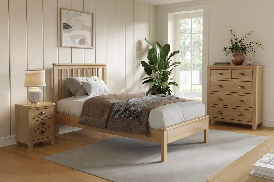 Marsden Bed - 3ft / Natural Oak