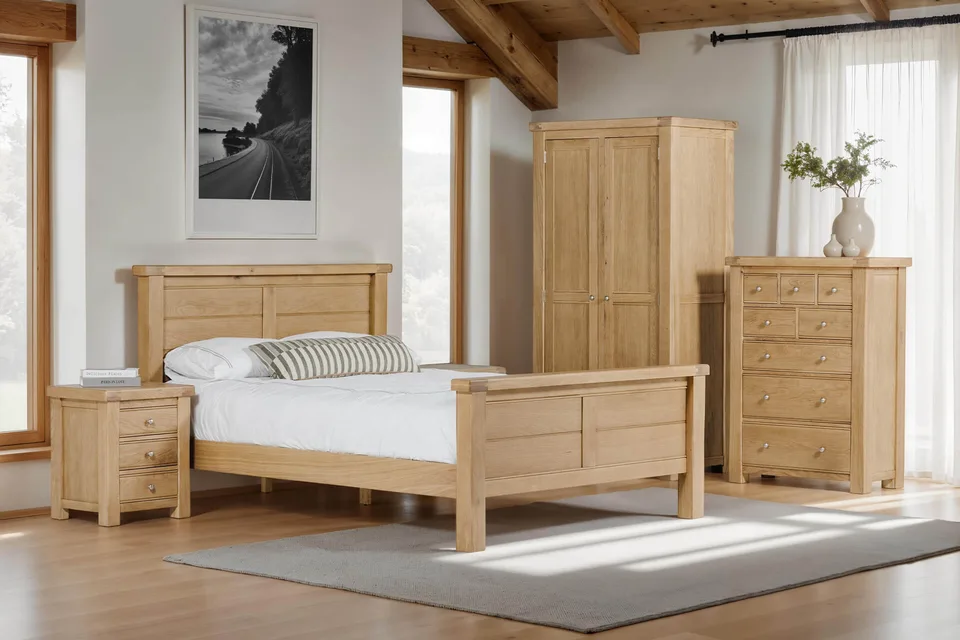 Delaney 2 Door Wardrobe - Oak