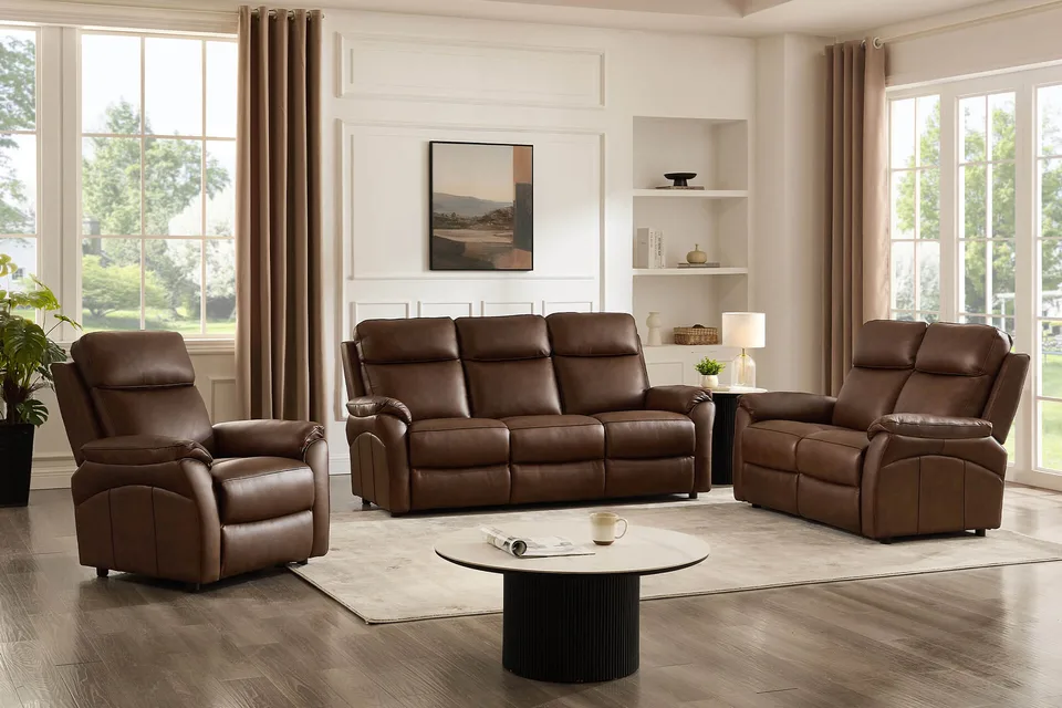 Nardo 1 Seater Fixed - Brown