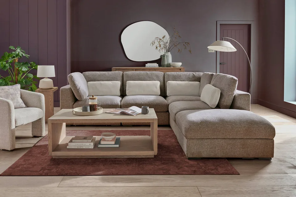 Humphrey Corner Arm Sectional - Mink