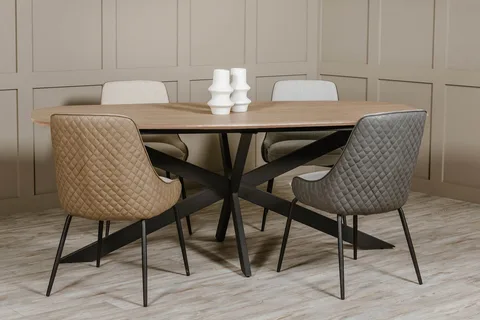 Sadia Dining Table Oval 1600mm - Oak