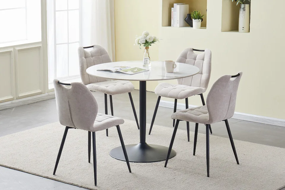 Cody Dining Table Round - 1000 / White