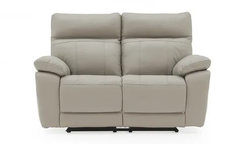 Positano 2 Seater Manual Recliner - Light Grey